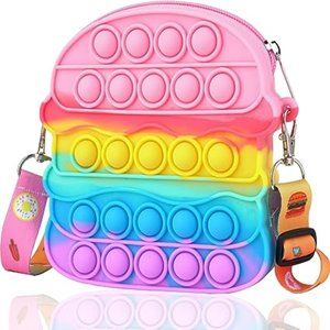 Silicone Pop Purse Fidget Toy for girls